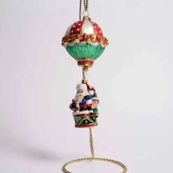 Soaring To Holiday Heights Glass Ornament