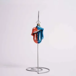 Steel Wheels Licks Rolling Stones Glass Gem Ornament