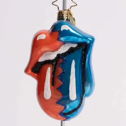 Steel Wheels Licks Rolling Stones Glass Gem Ornament