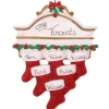 Stocking Mantle Family Of 6