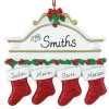 Stocking Mantle Family Of 4