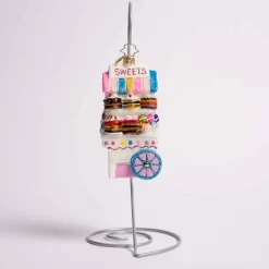 Sweets For Sale Glass Ornament