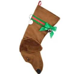 Tan Dachshund Stocking