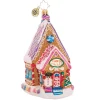 The Confectioners Chalet Glass Gem Ornament