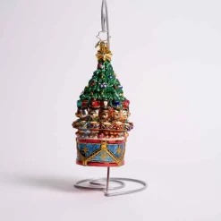 The Drumming Division Glass Ornament