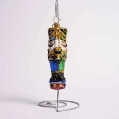 Three Nutty Knights Glass Ornament