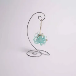 Transparent Sea Blue Octopus Ornament