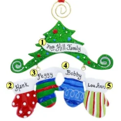 Tree Mitten Family Of 4