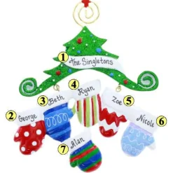 Tree Mitten Family Of 6