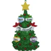 Tree With Ornaments Family Of 4