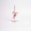 Twisted Candy Cane Clay Ornament
