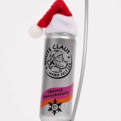 White Claus Seltzer With Santa Hat