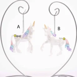 White Pastel Unicorn Ornament