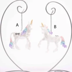 White Pastel Unicorn Ornament