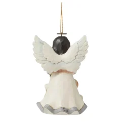 White Woodland Heritage Believe Angel Ornament