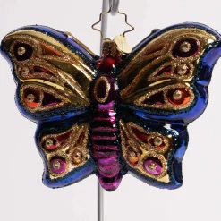Wings Of Gold Glass Ornament