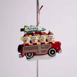 Woody Wagon Family Of 4