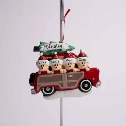 Woody Wagon Family Of 4