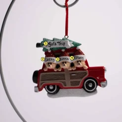 Woody Wagon Family Of 3