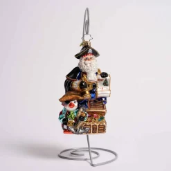 Yo Ho Ho Glass Ornament